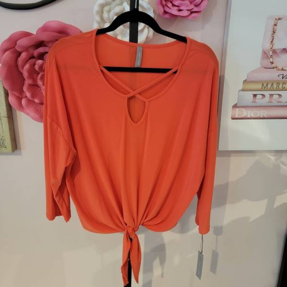 NWT Last Tango Criss Cross Top
